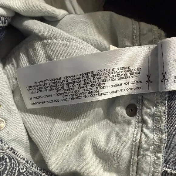 Ariat Denim Women's Jeans 31R Denim Mid Rise Boot Cotton Whipstitch Ocean Y16 - Picture 5 of 7